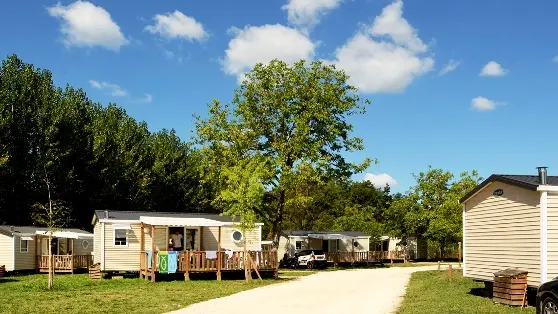 Les Ondines - vue mobil-home