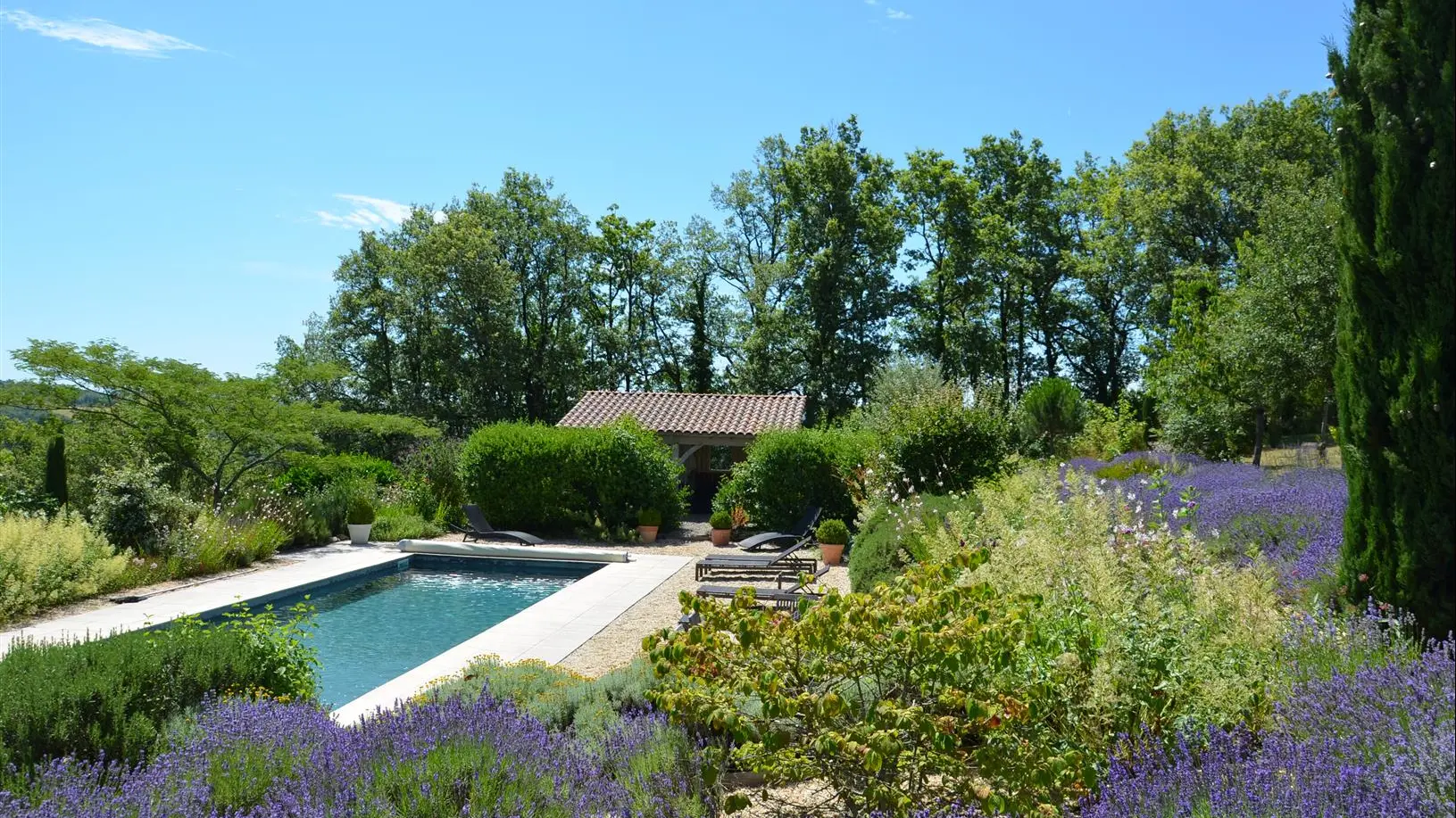 Gîte Rigoudau-Saint Denis les Martel-piscine