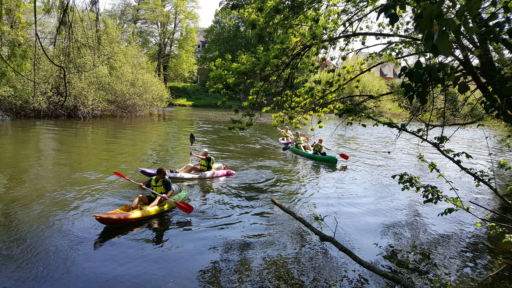 balade en canoë