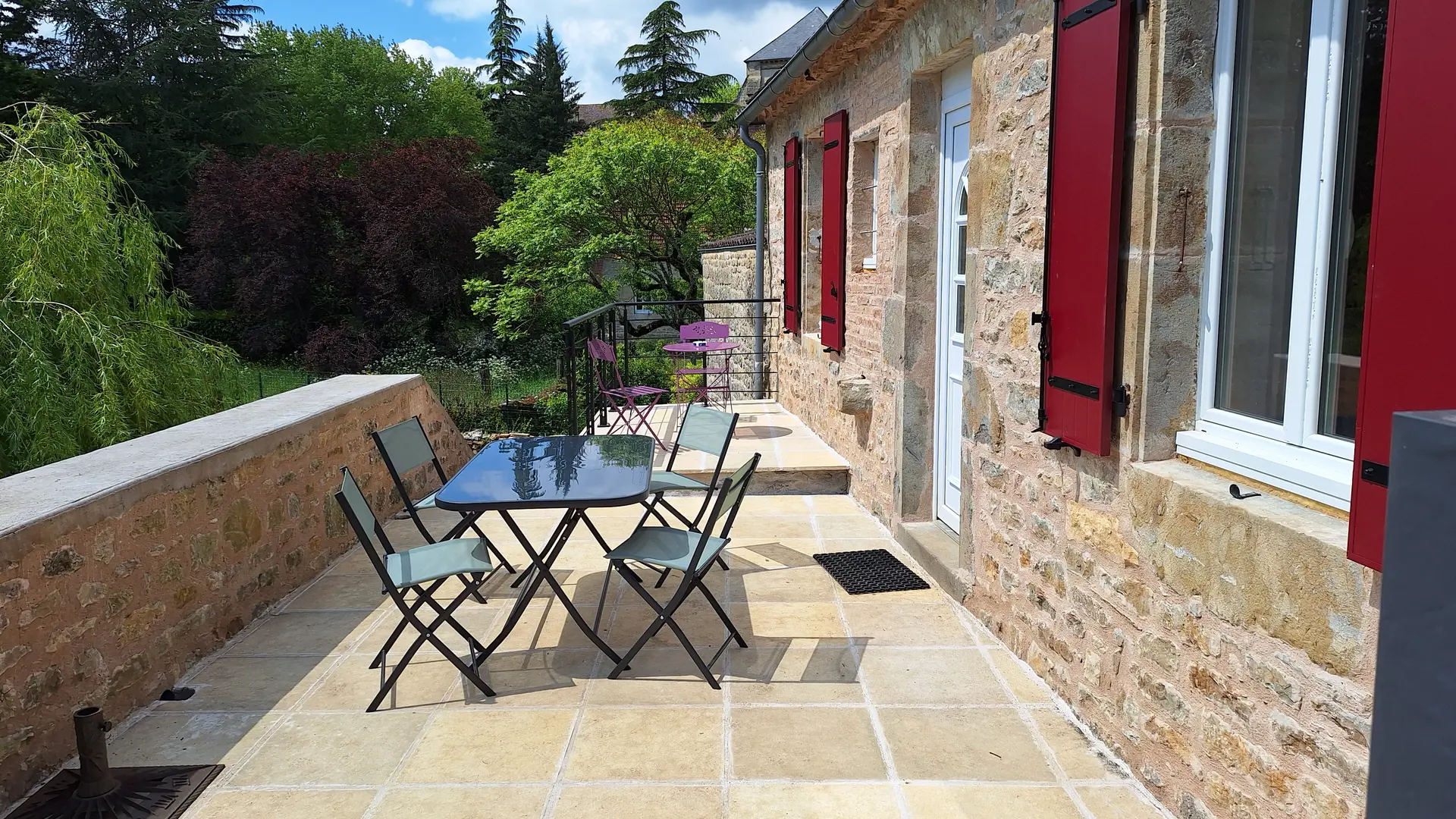 Terrasse du gîte