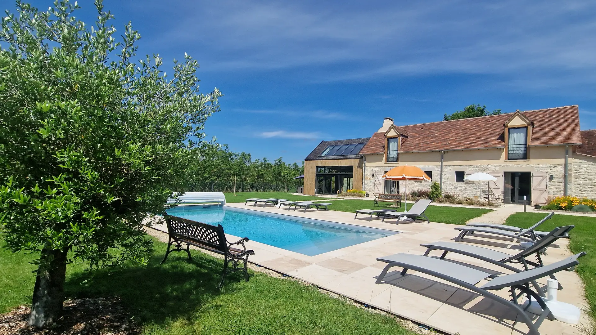 Chambres d'hôtes vue piscine