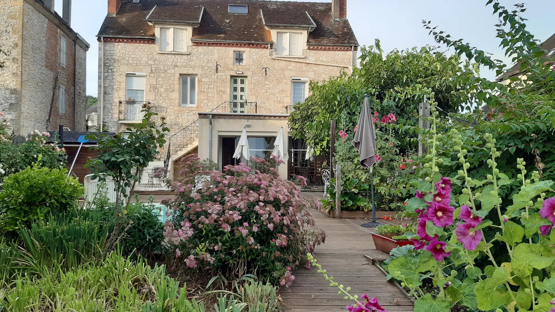 vue du jardin