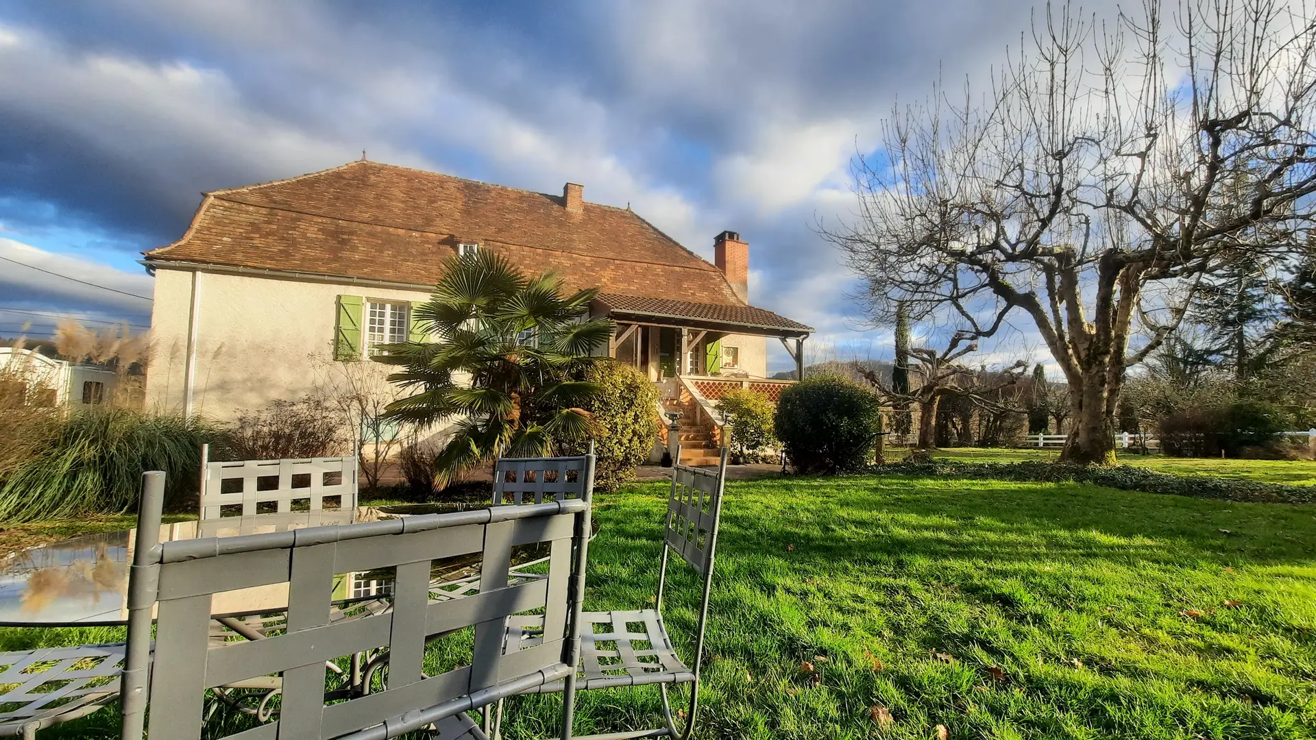 La maison coté jardin