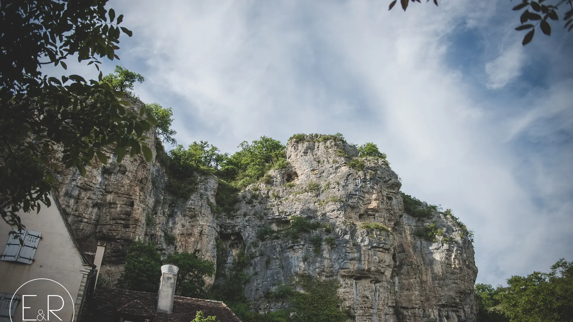 vue sur les falaises de Gluges