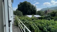 Balcon vue sur le jardin