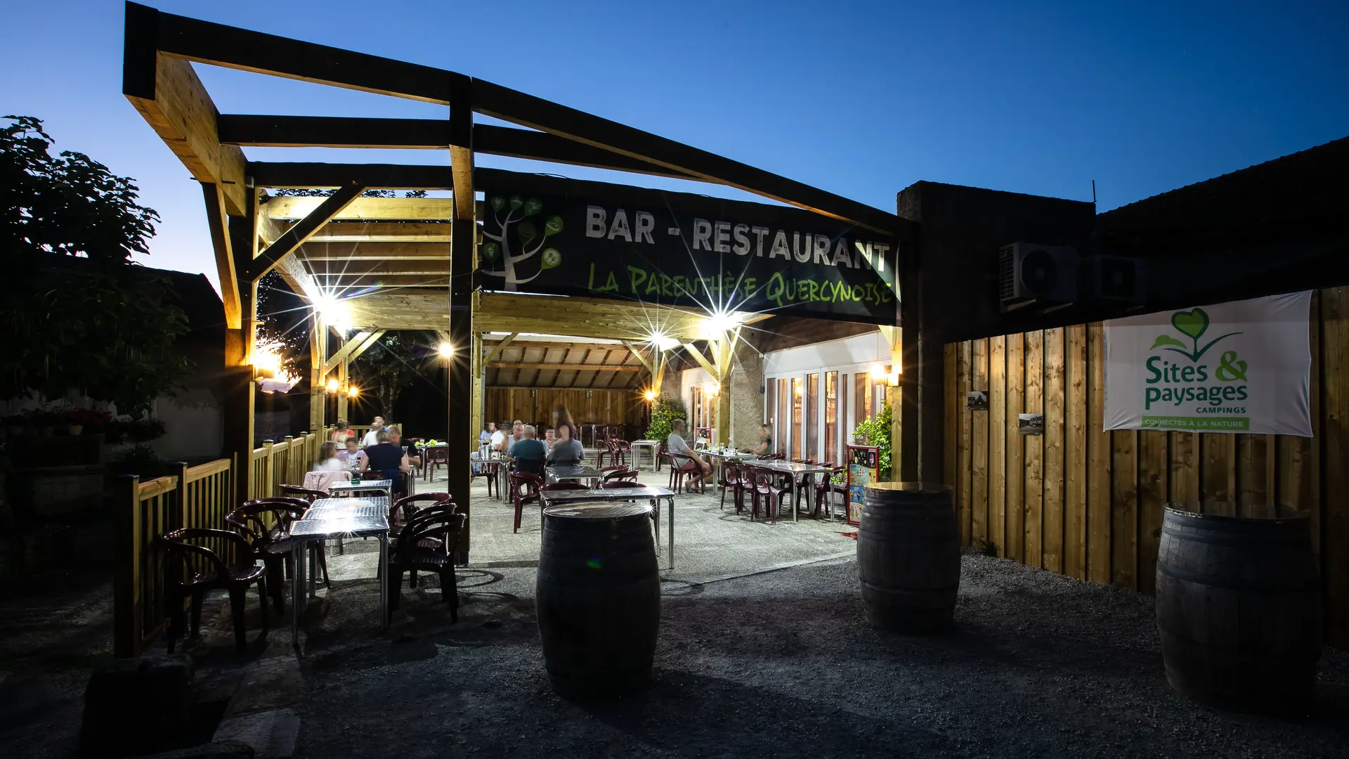 Terrasse du restaurant 