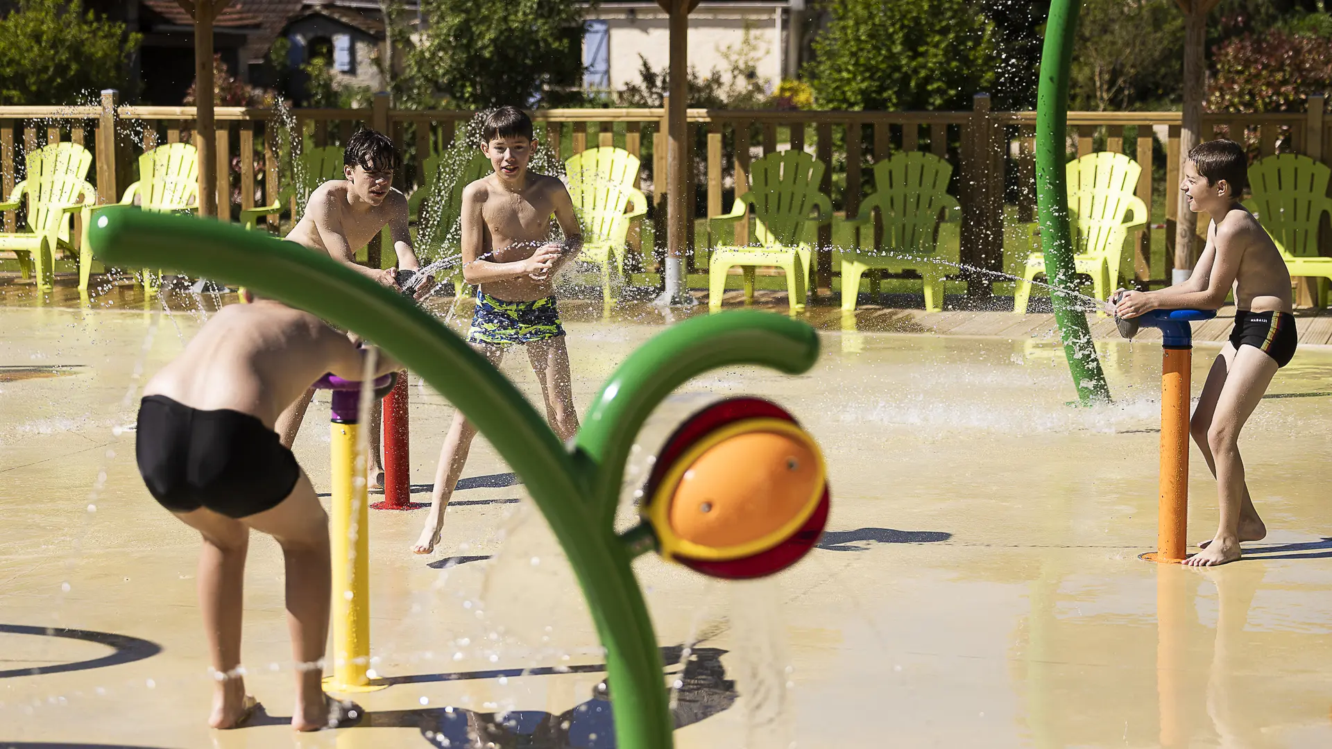 Aire de jeux aquatiques