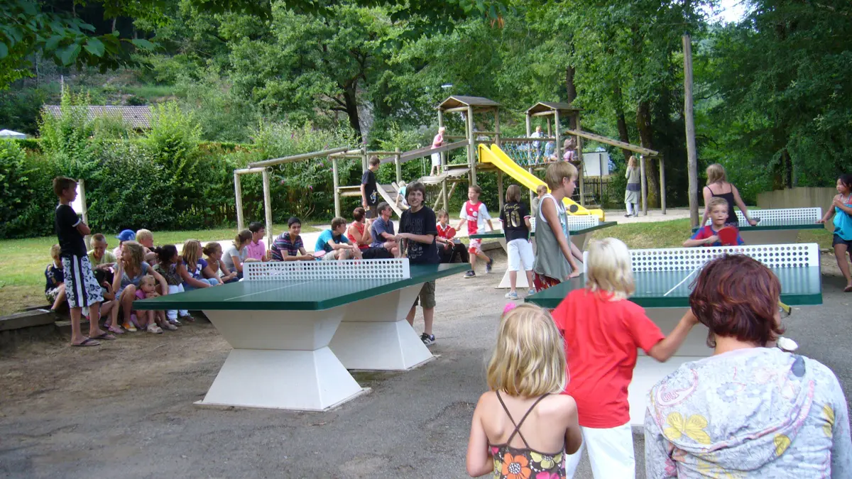 Animations, ping-pong - Camping le Vaurette - Argentat - Vallée de la Dordogne