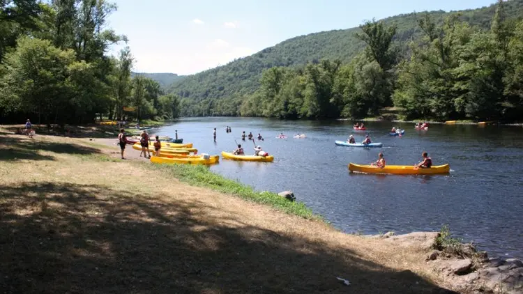 Camping-Le saulou-canoë