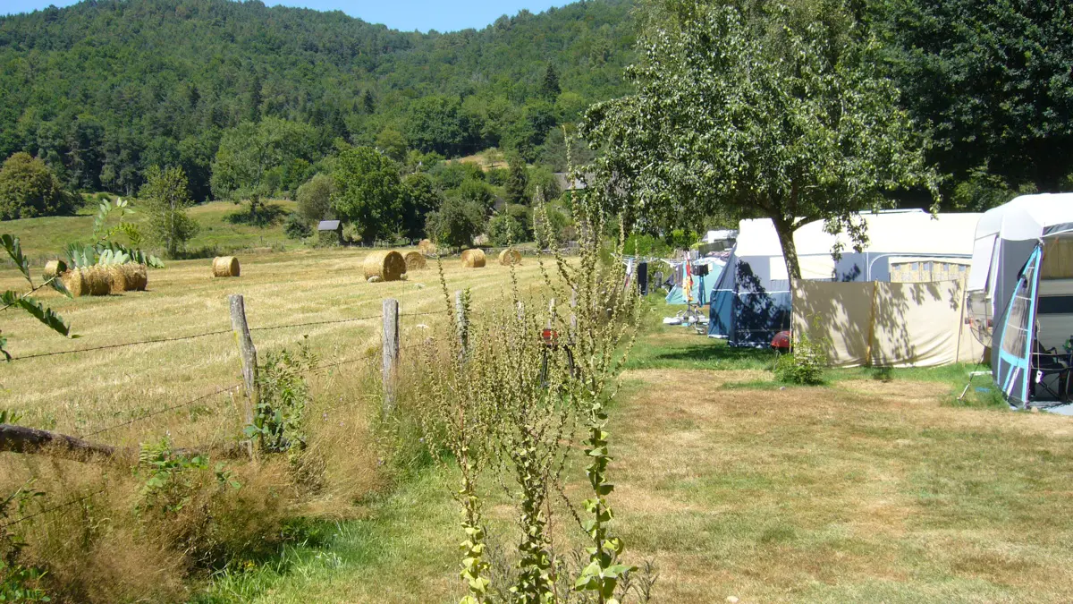 Camping à la campagne 2 - Camping le Vaurette - Argentat - Vallée de la Dordogne