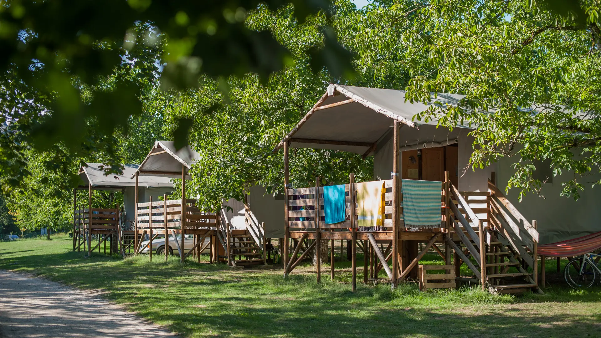 Cabane lodge - Camping du Port, Creysse_10 © Lot Tourisme - C. ORY