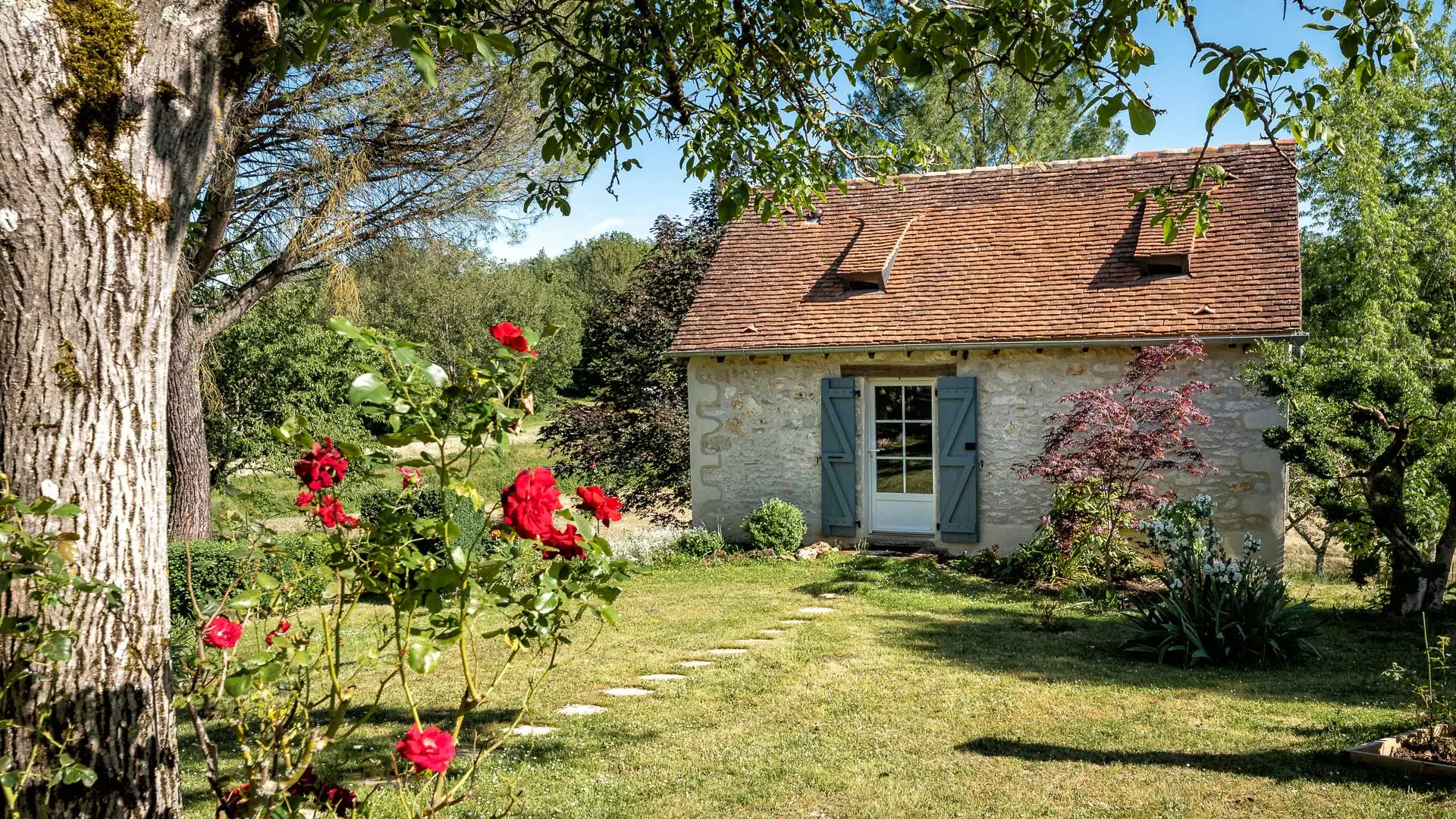 La chambre est totalement indépendante