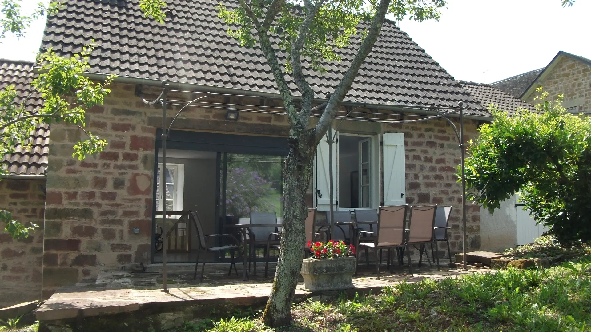 Terrasse sur jardin