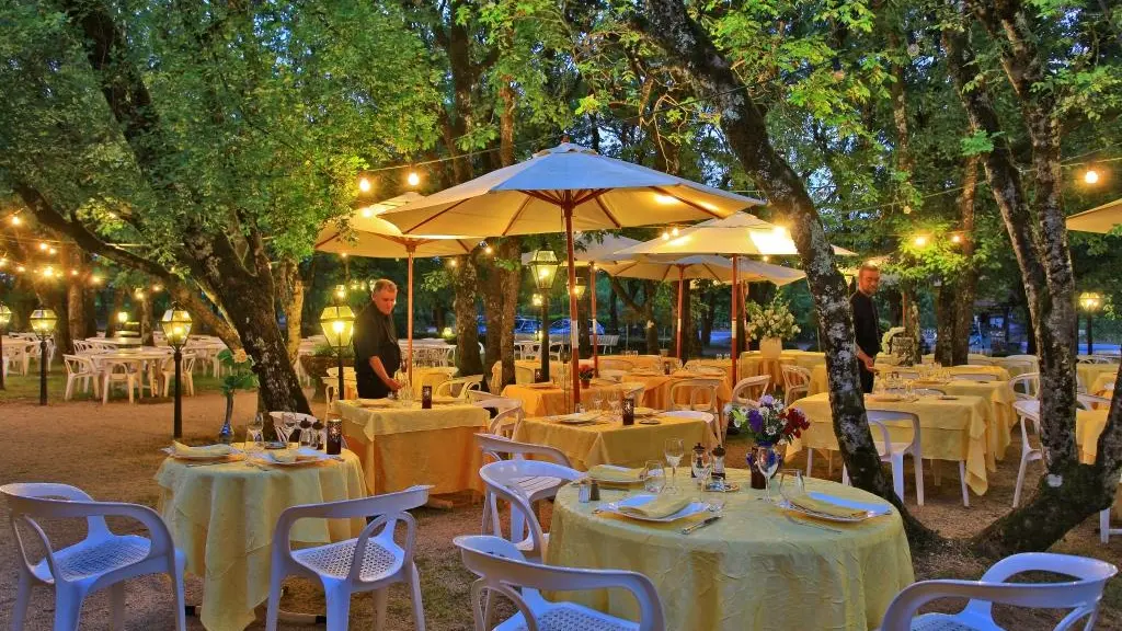 Hotel le Chateau-Rocamadour-Terrasse Restaurant