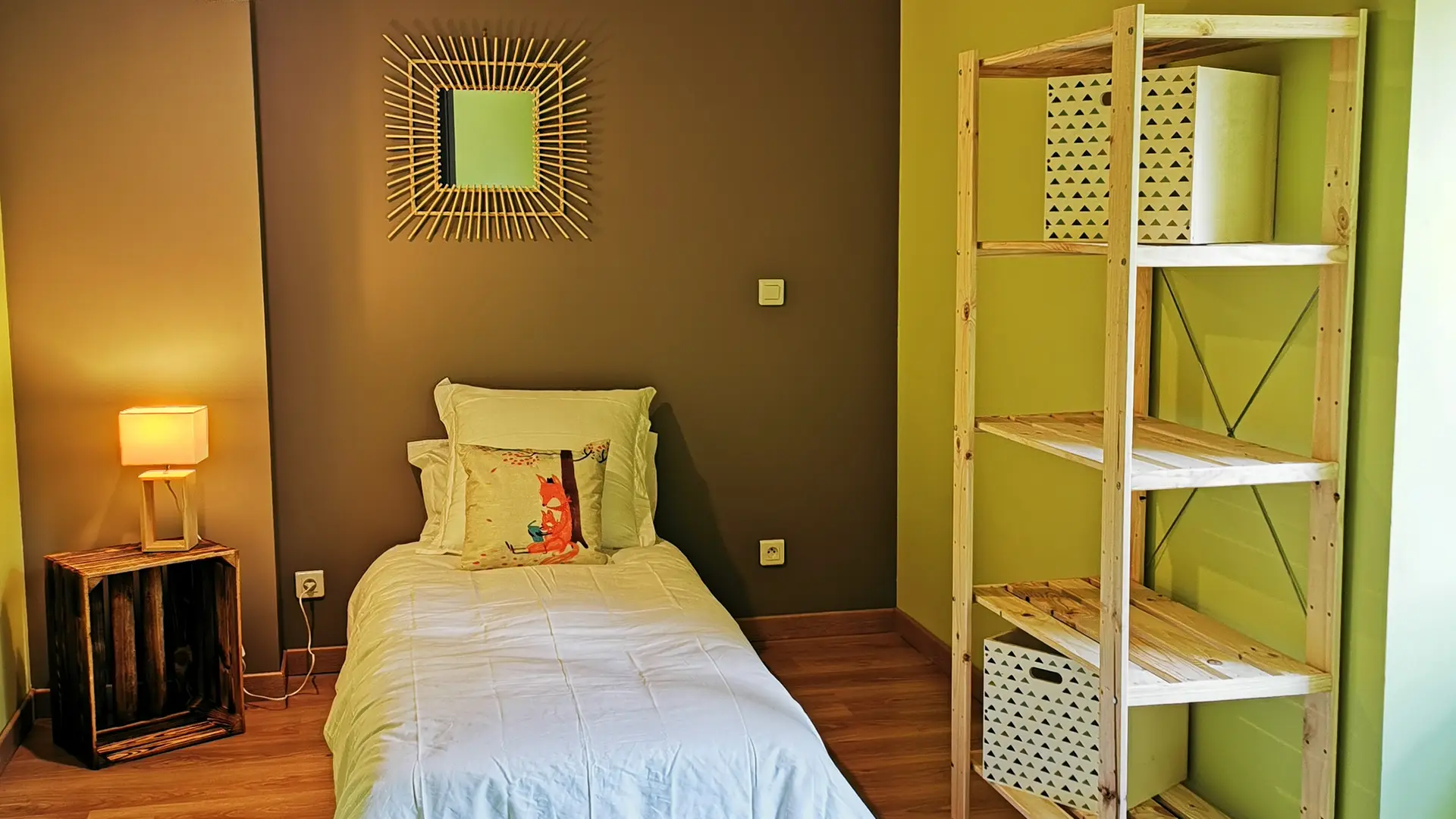 Chambre nature et vert