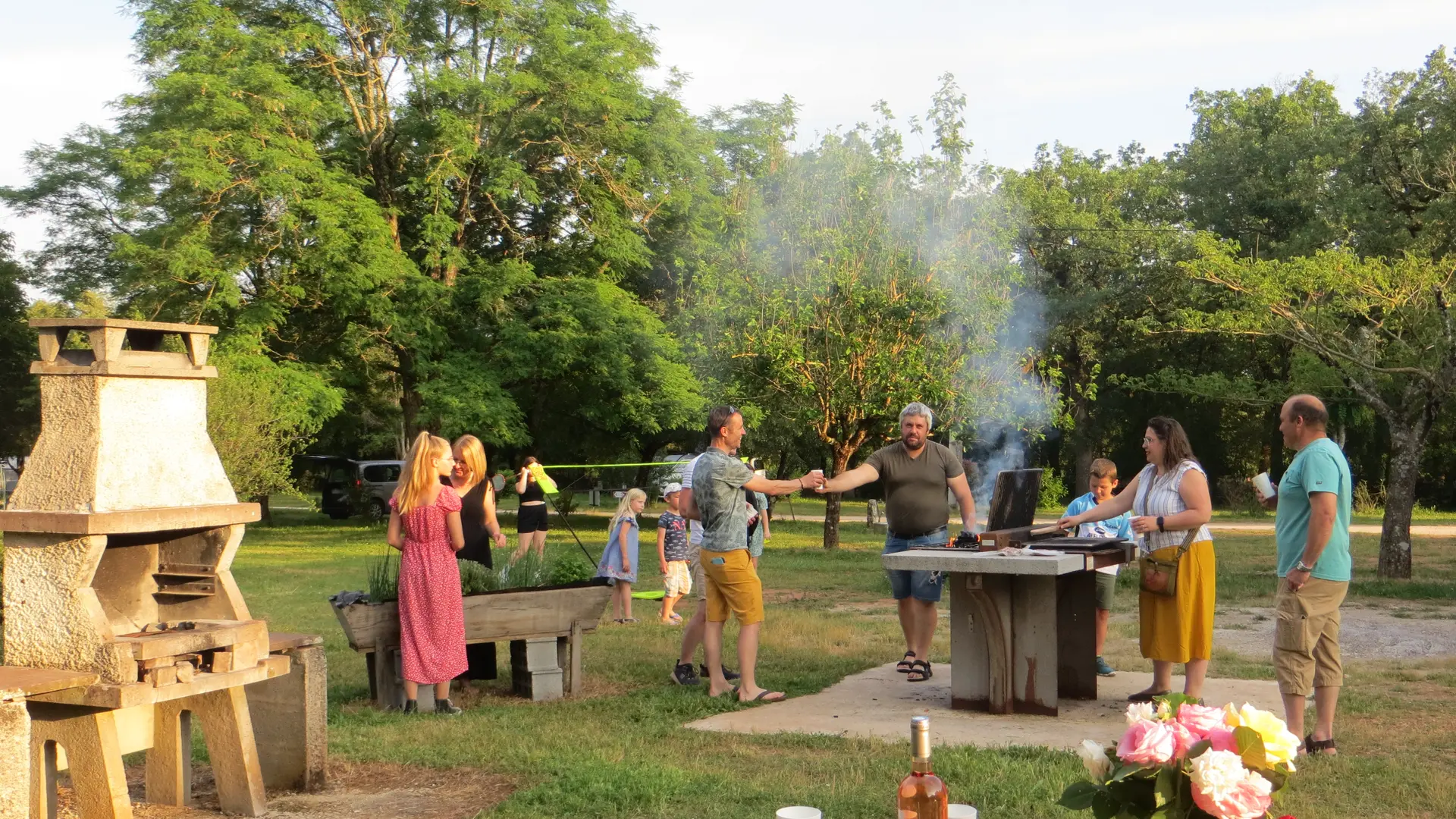 soirée camping les campagnes