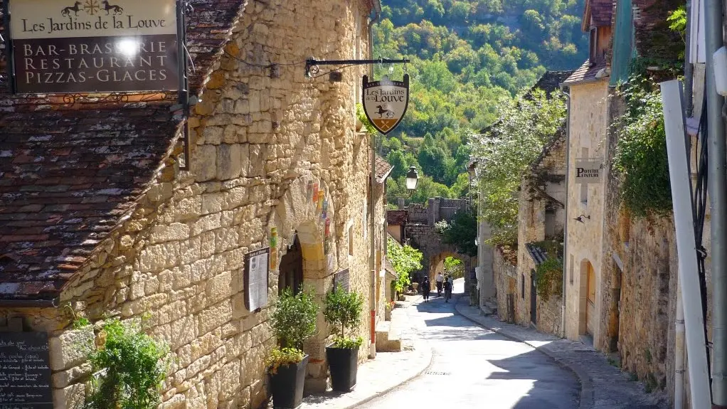 Les jardins de la louve_Rocamadour_enseigne