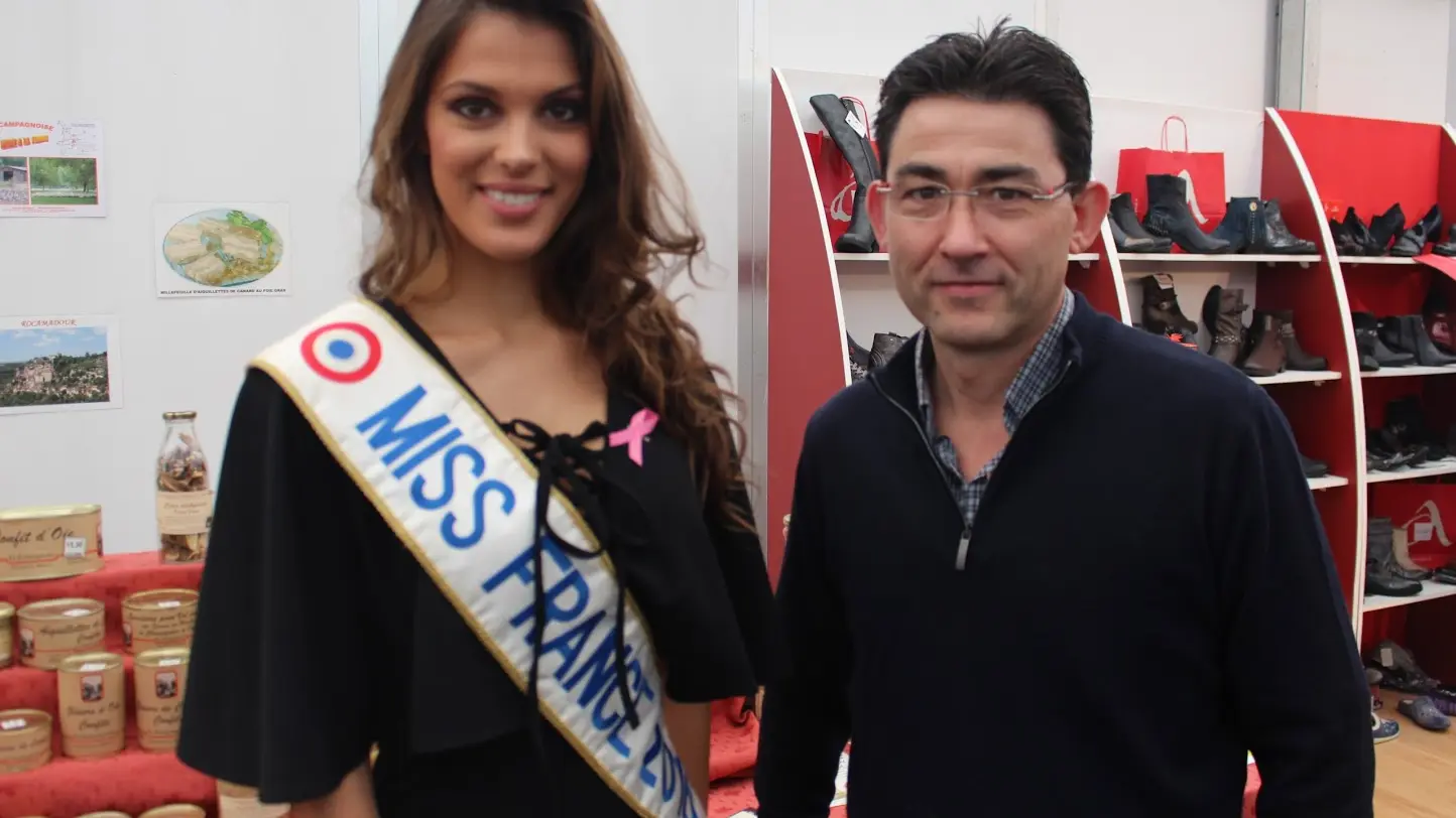 MISS FRANCE 2016 ET ERIC TOULZAC