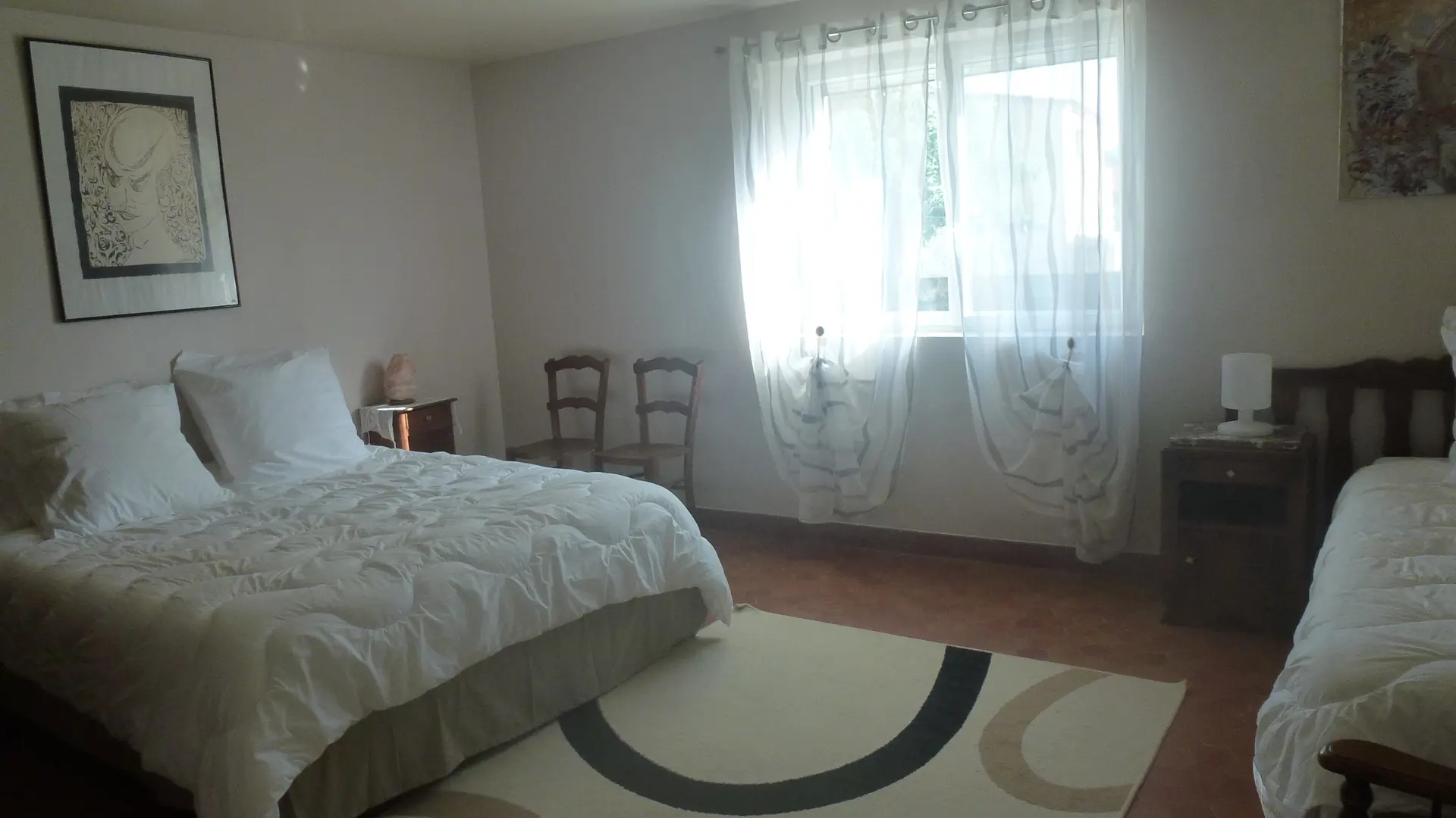 chambre no4 en rez de jardin