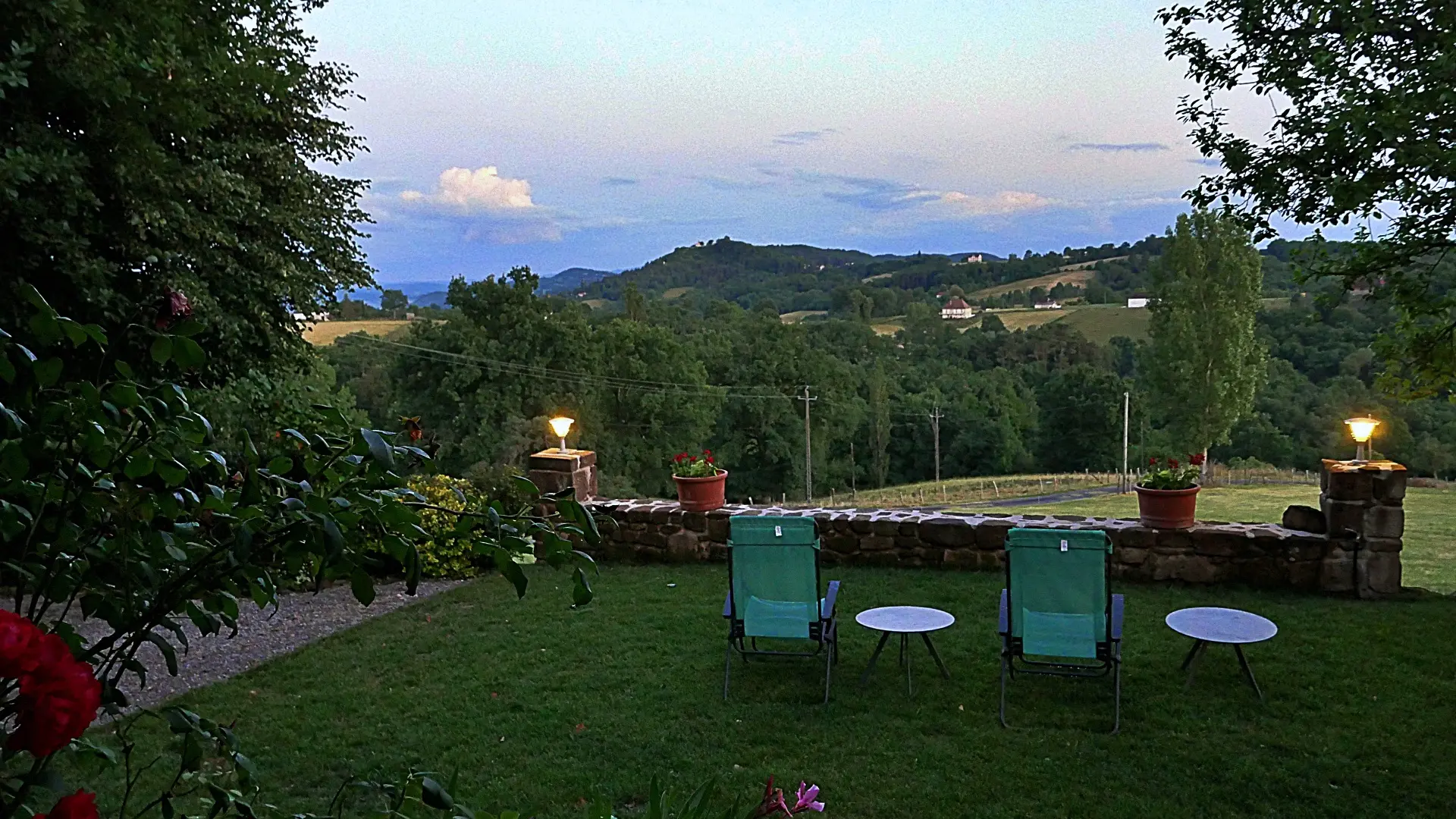 La terrasse vue sud