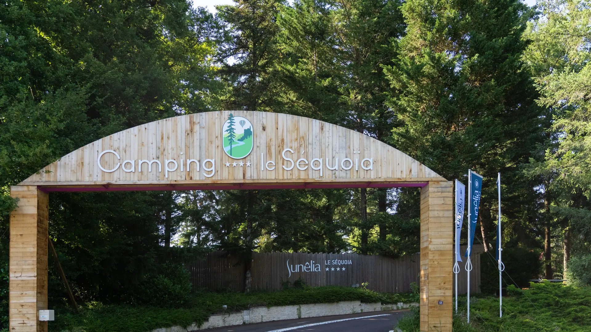 Entrée du camping à Payrac