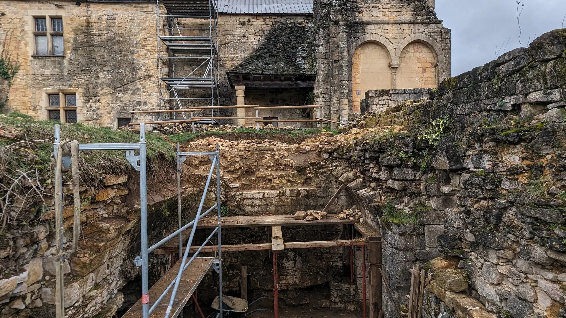 Salignac, c'est aussi des travaux de sauvegarde