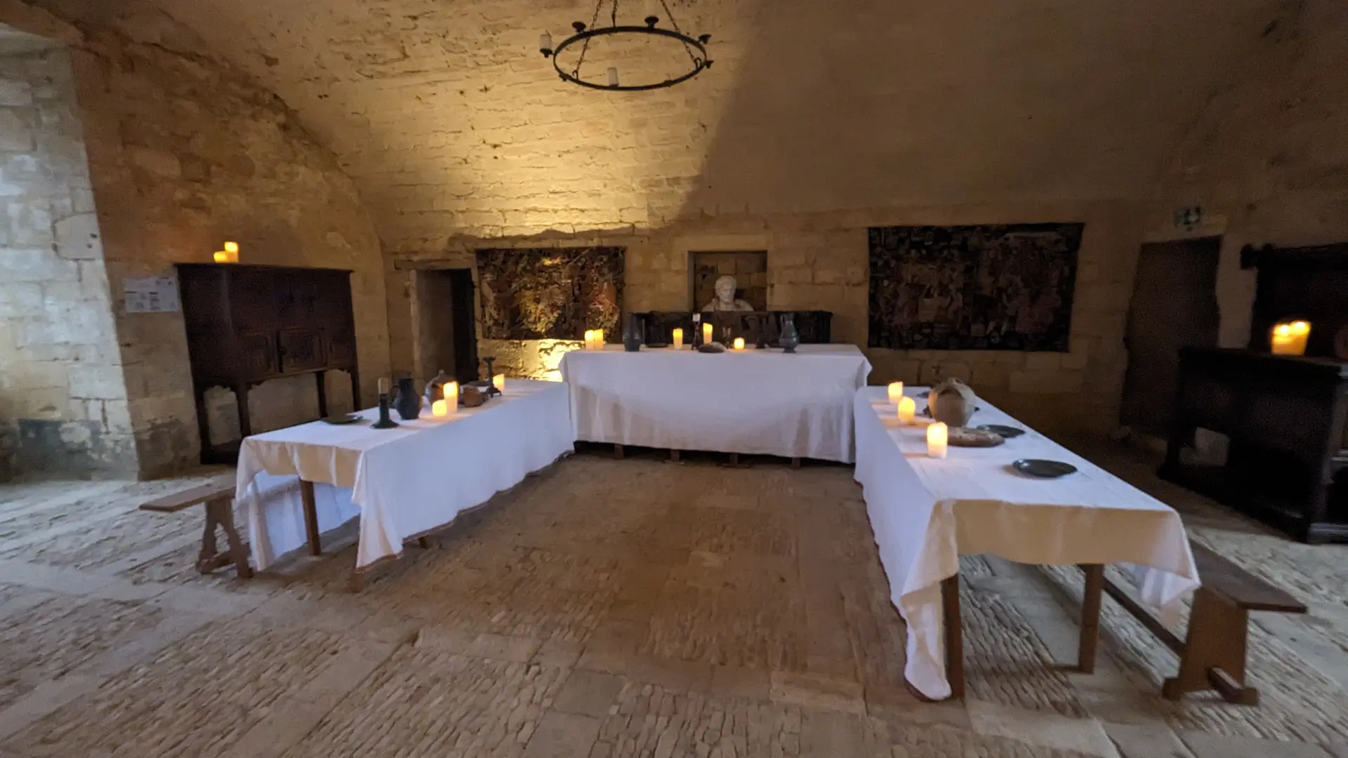 Salle de banquet Château de Salignac