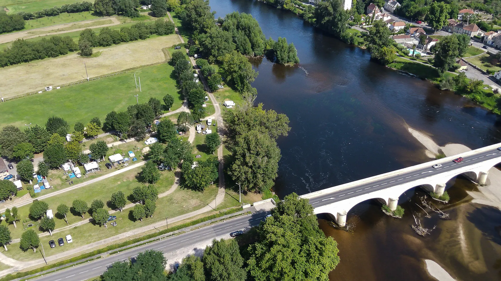 Camping vu du ciel