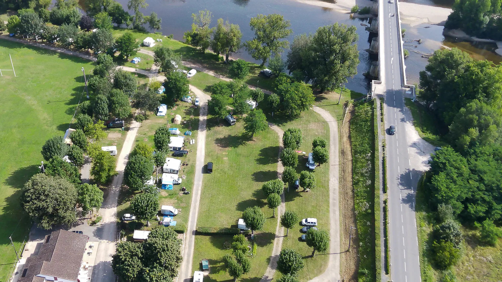 Camping vu du ciel