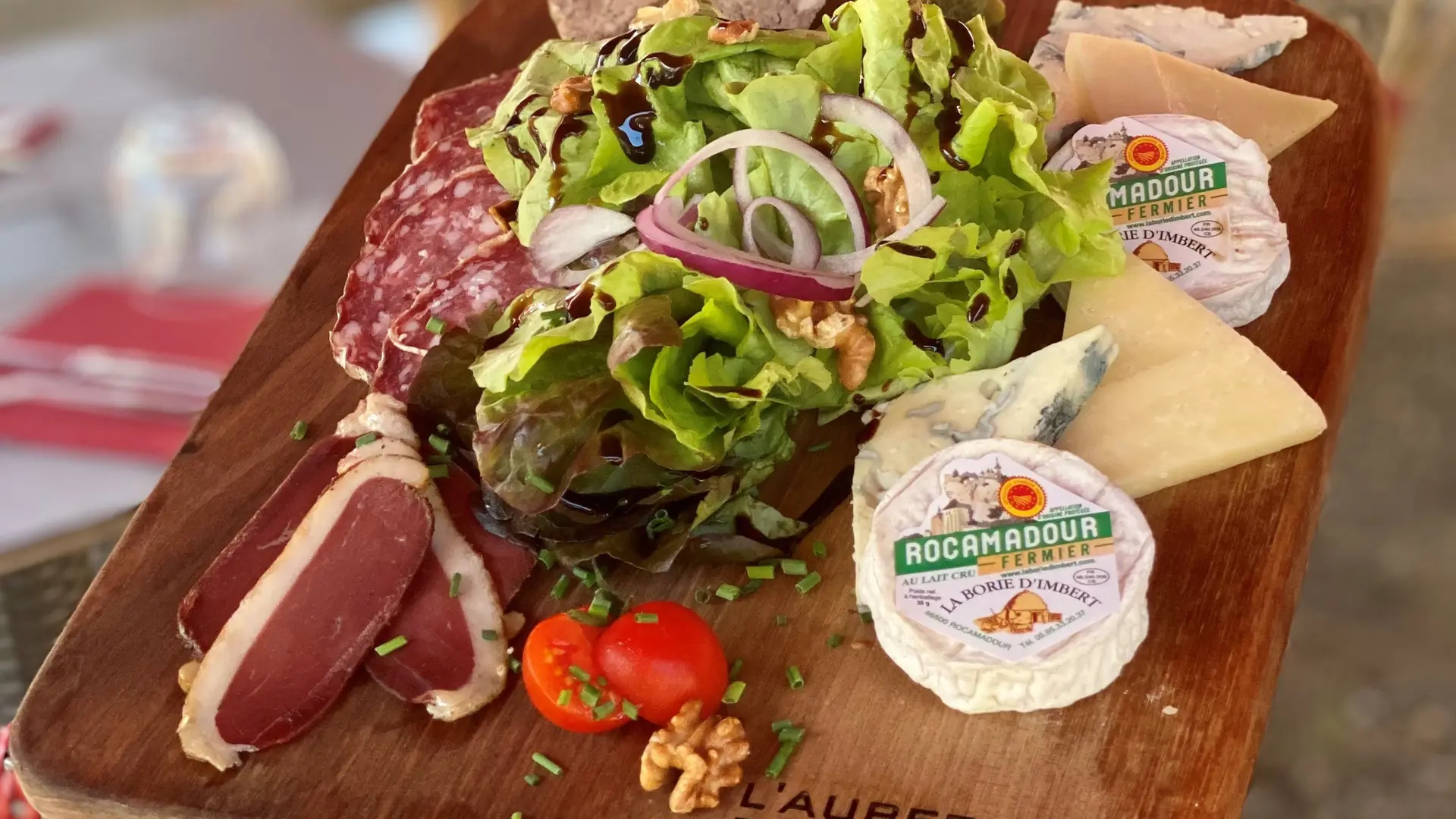 Planche charcuterie fromage