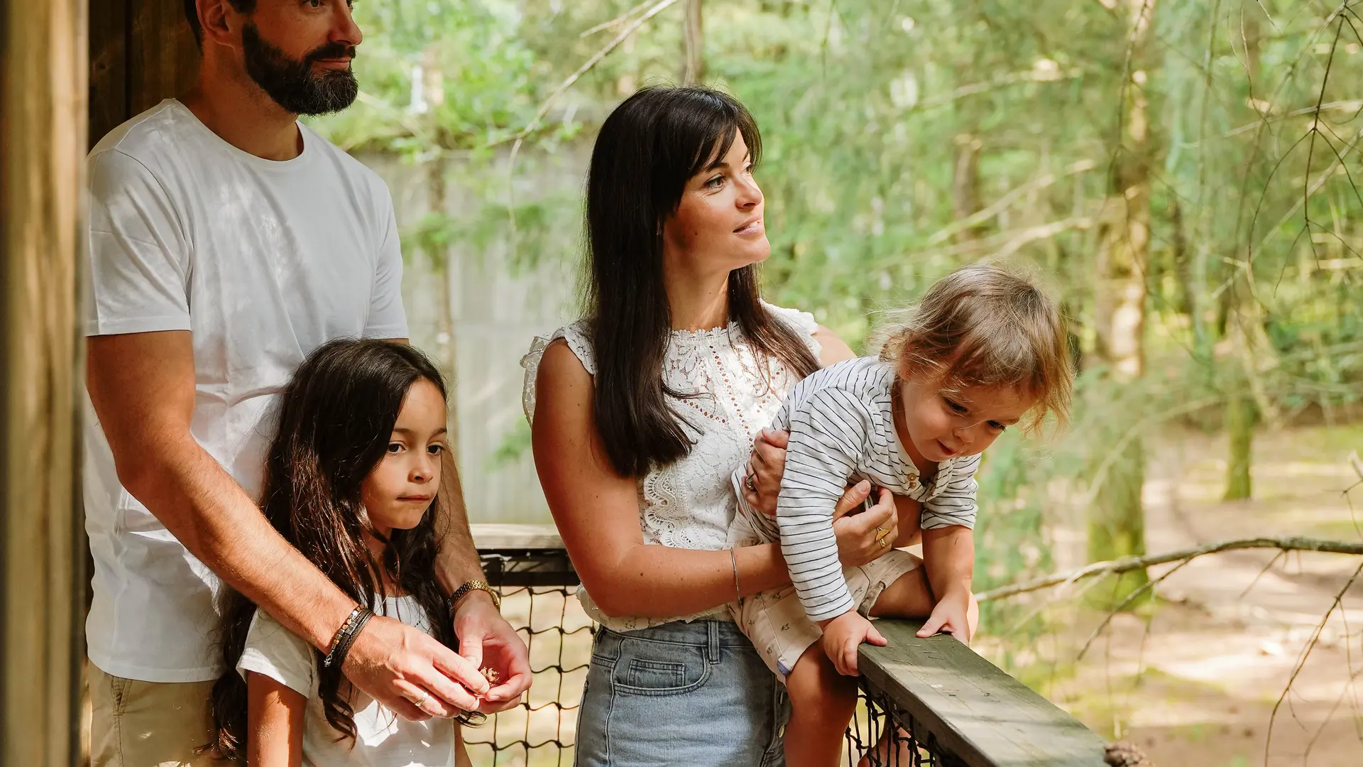 Famille Vue foret