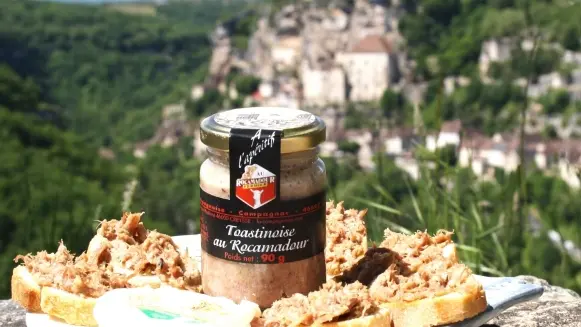 TOASTINOISE DE RILLETTES AU ROCAMADOUR FERMIER