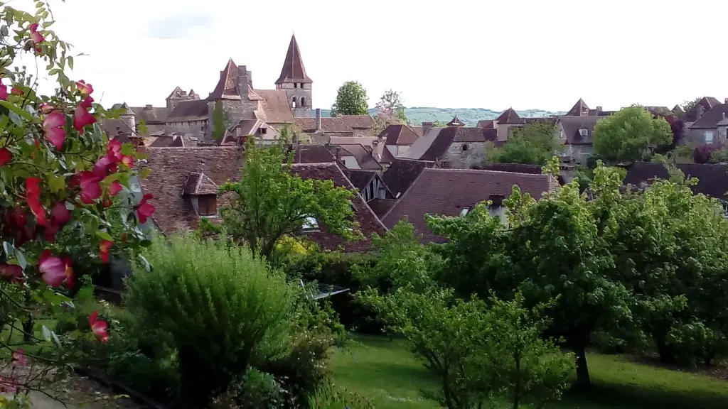 Vue Dur les toits de Carennac