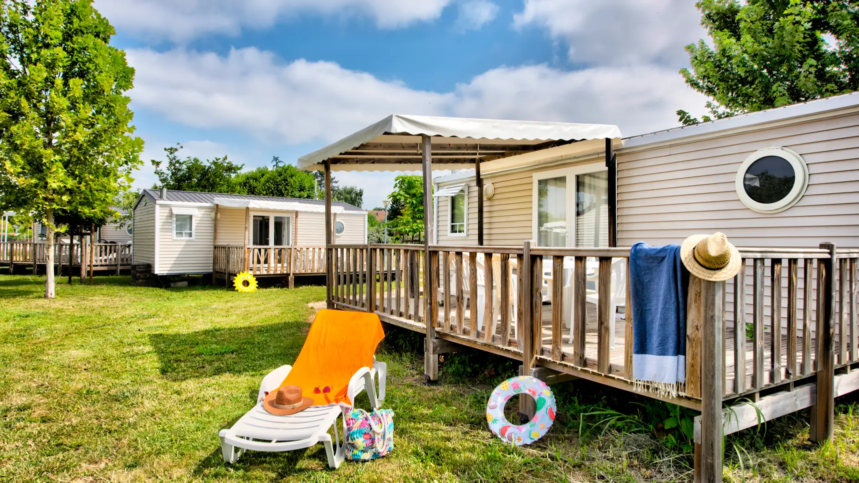 Les Ondines - vue mobil-home