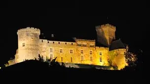 château vue de nuit