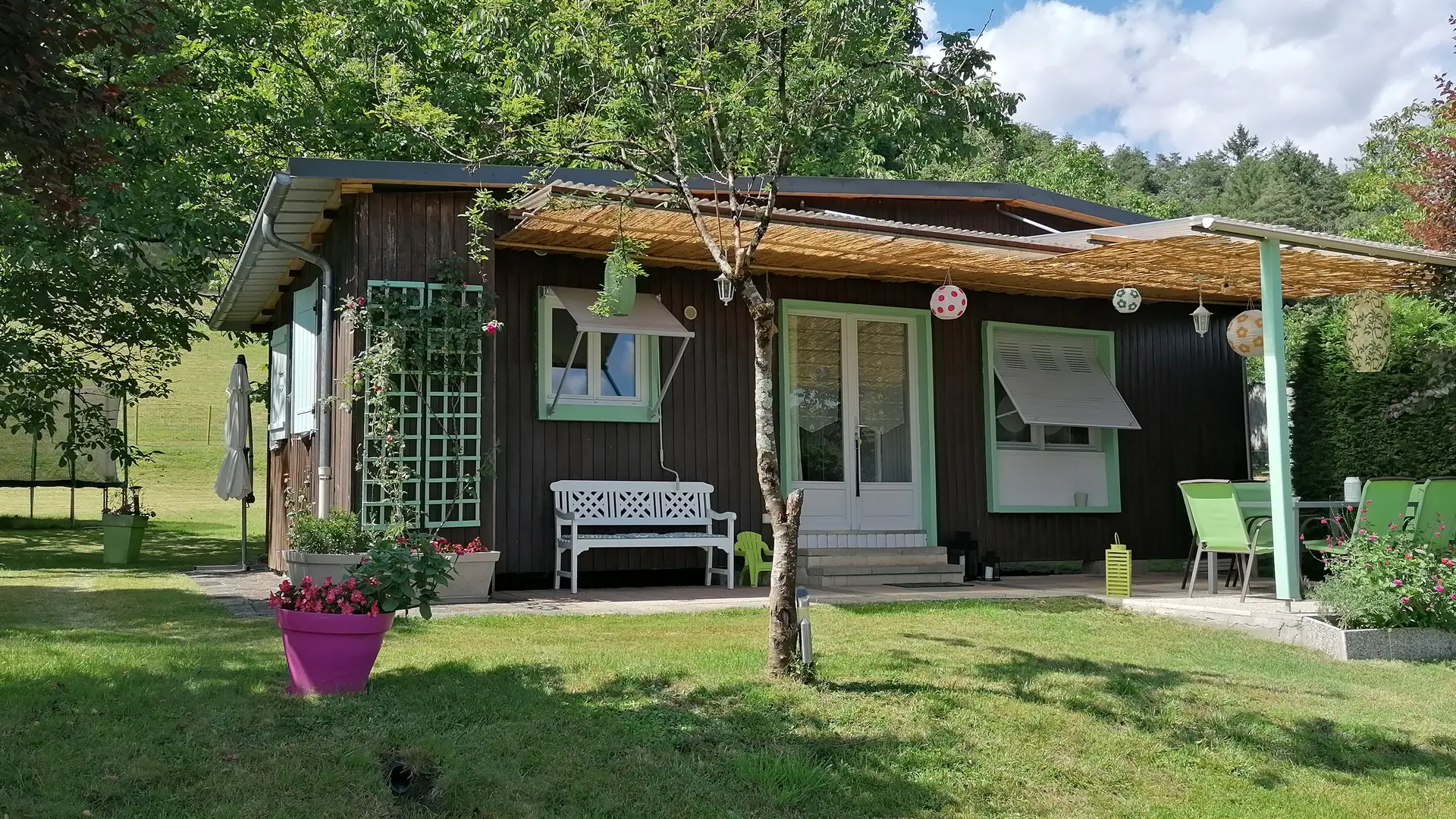 chalet vert pomme