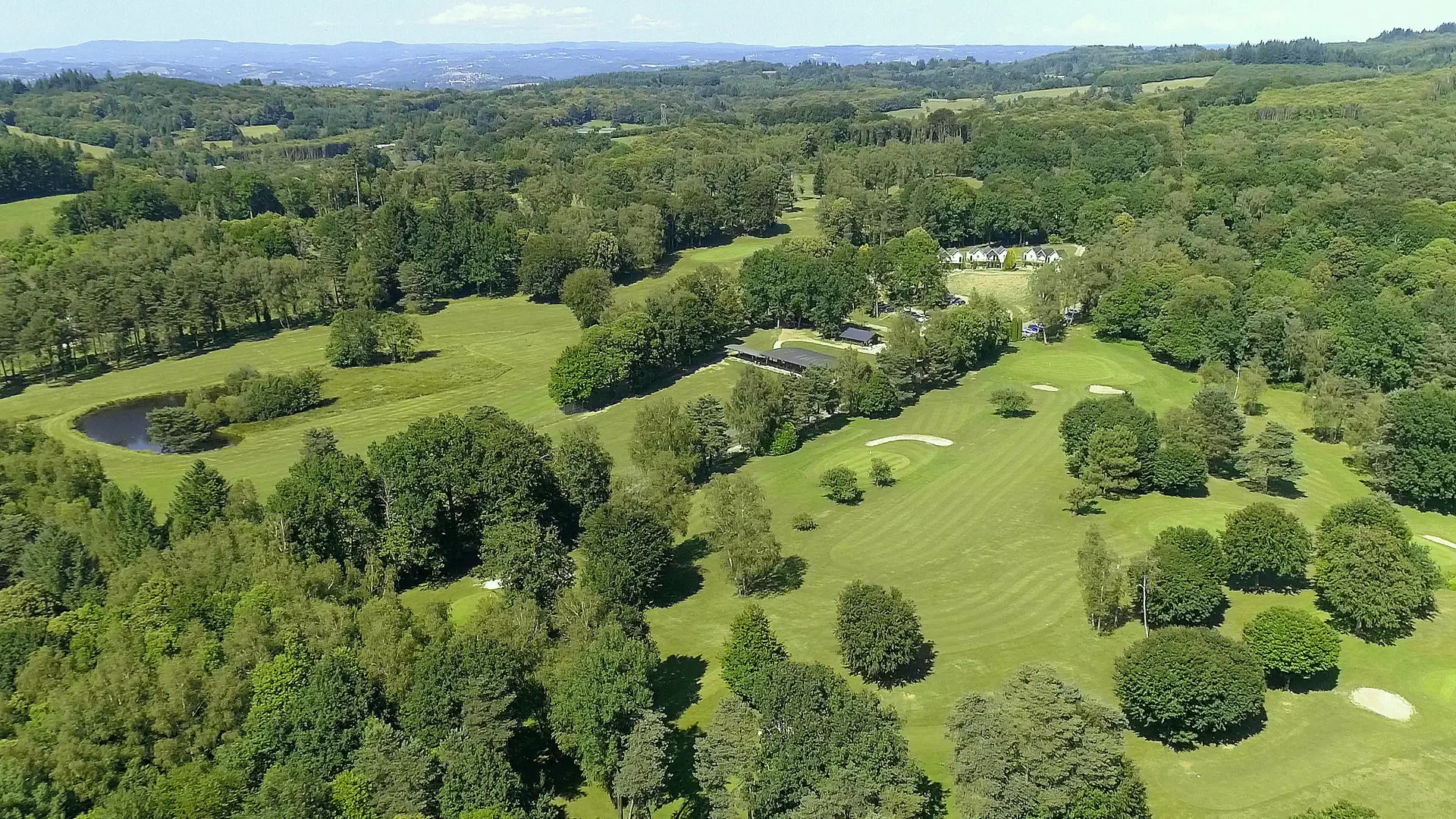 golf Coiroux vue aérienne