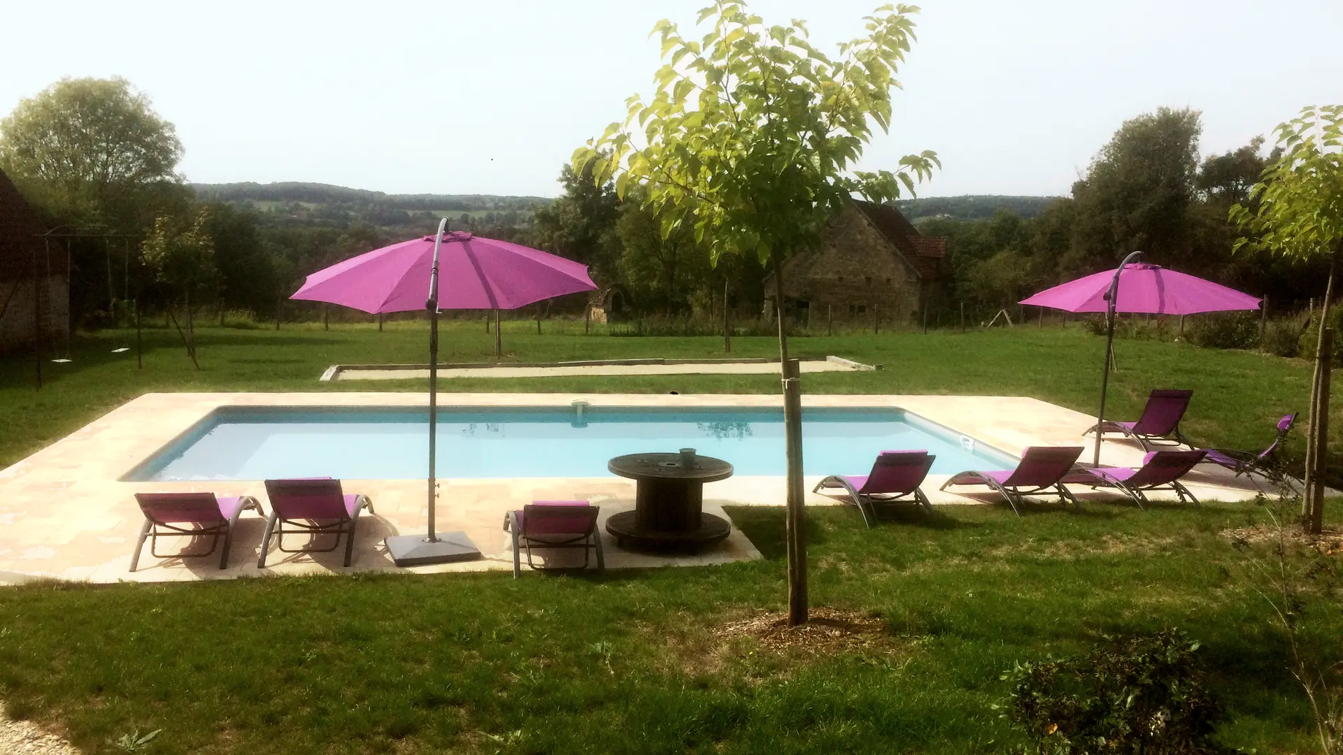 Meublé Domaine de Montagnac-Cavagnac-piscine