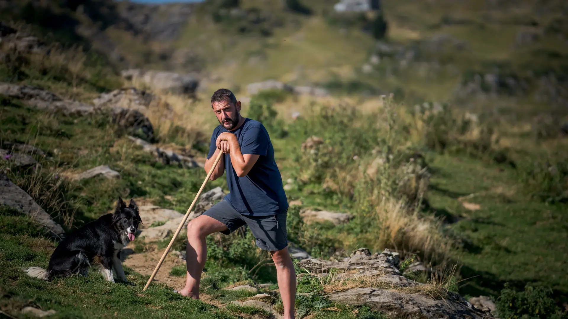 Cédric Pucheu, berger de juin à septembre à La Pierre Saint-Martin