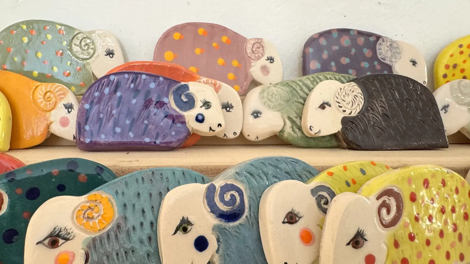 Atelier Tournesol - Magnets moutons (©OTHB)