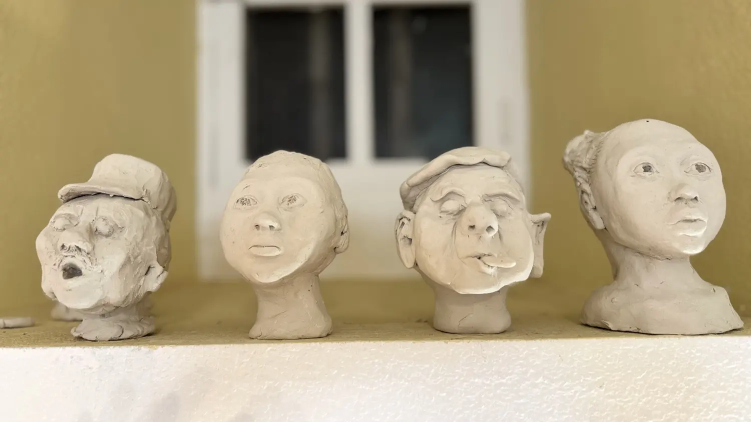 Atelier Tournesol - Têtes sculptées (©OTHB)