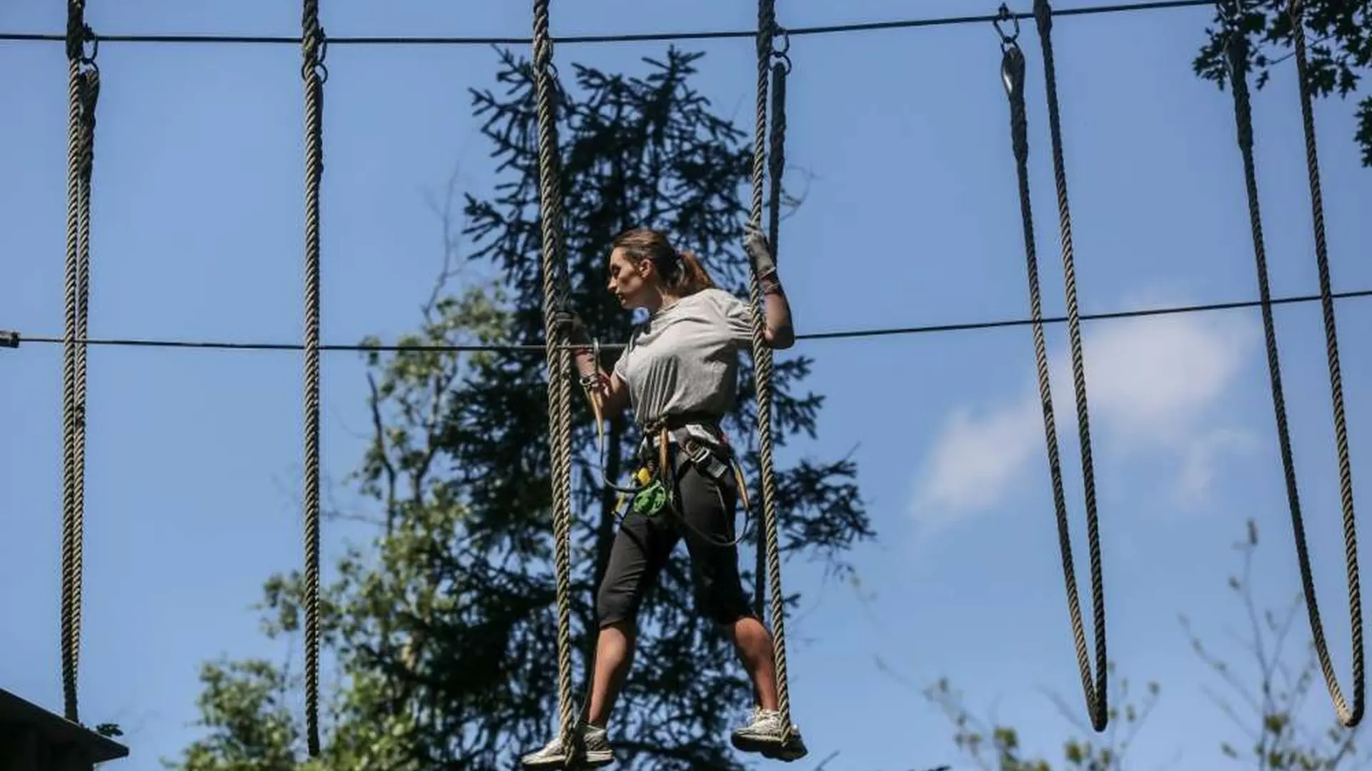 Jeu de cordes à Aventure Parc®Aramits