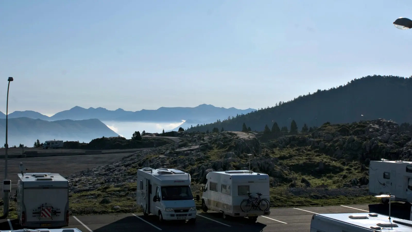 Aire de camping-cars de La Pierre Saint-Martin - Eté