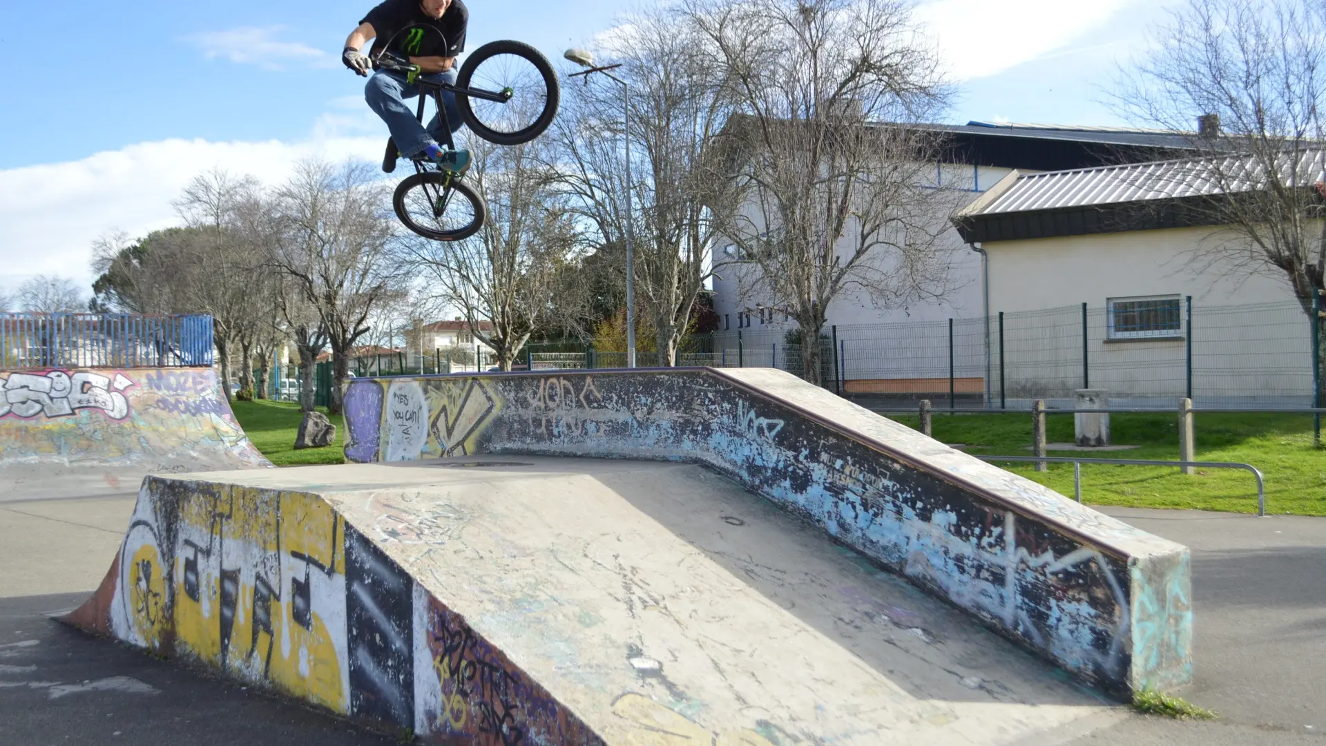 BMX au Skatepark d'Oloron Sainte-Marie