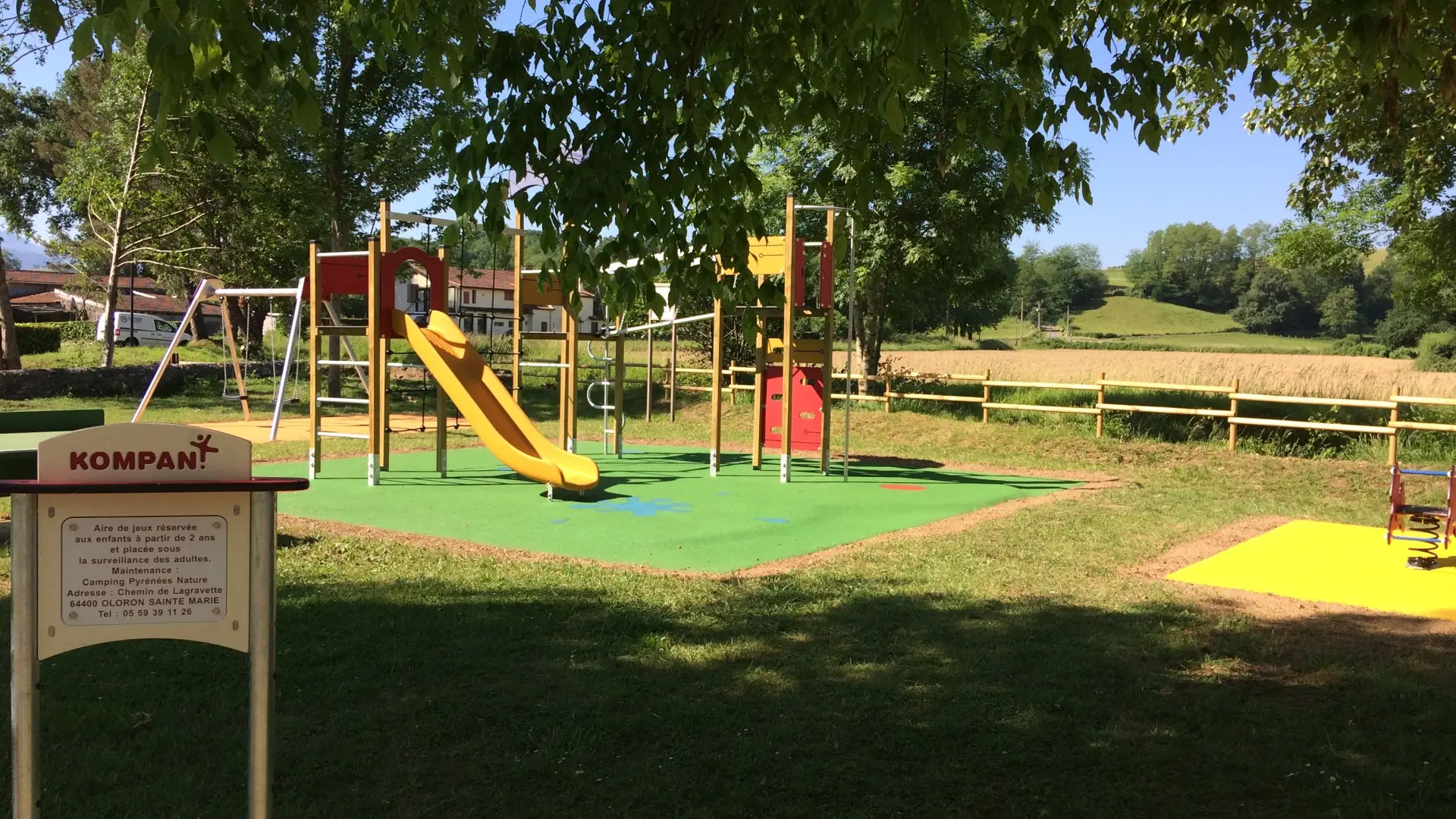 Camping Pyrénées Nature - Espace enfant