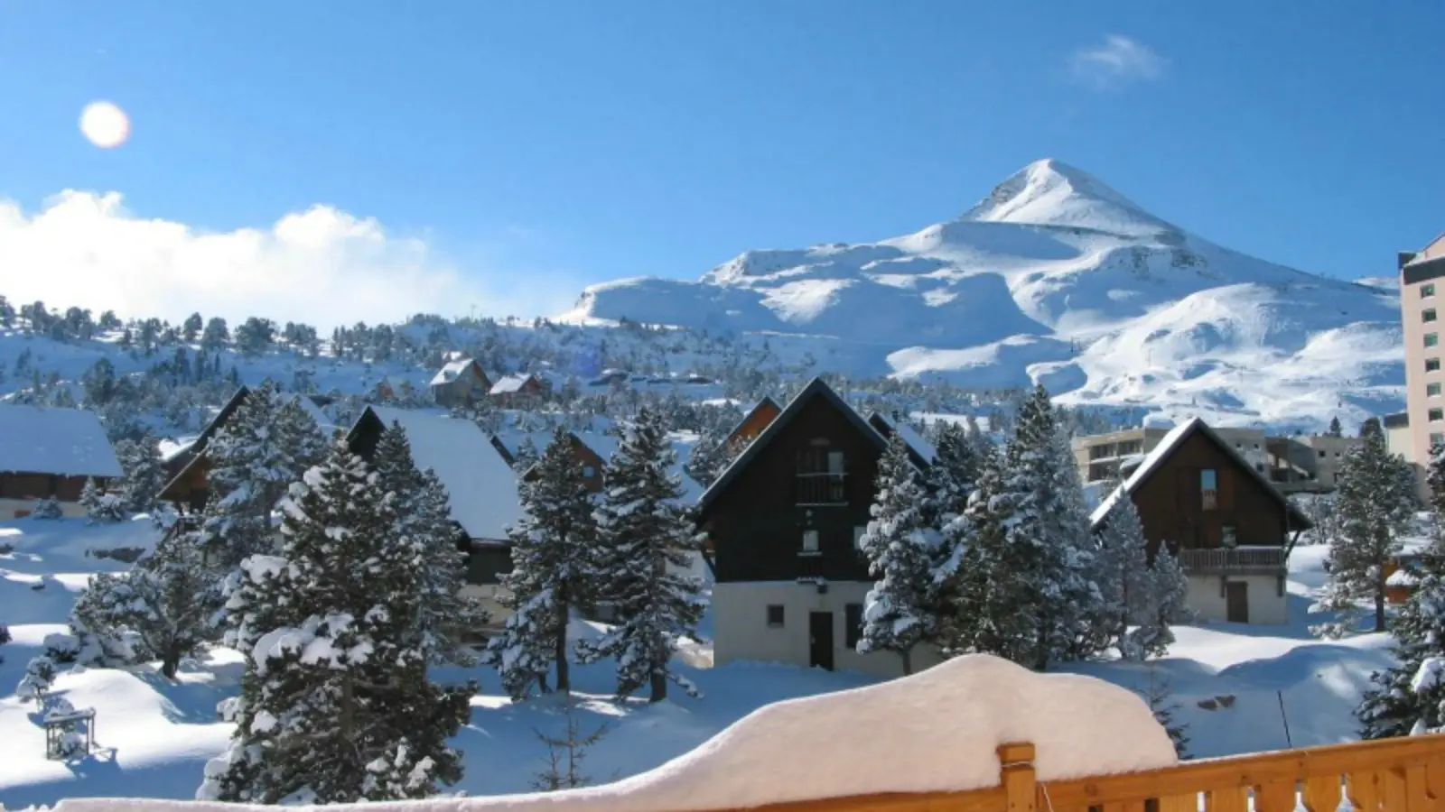 Chalet Mountain Lodge - Vue depuis le balcon