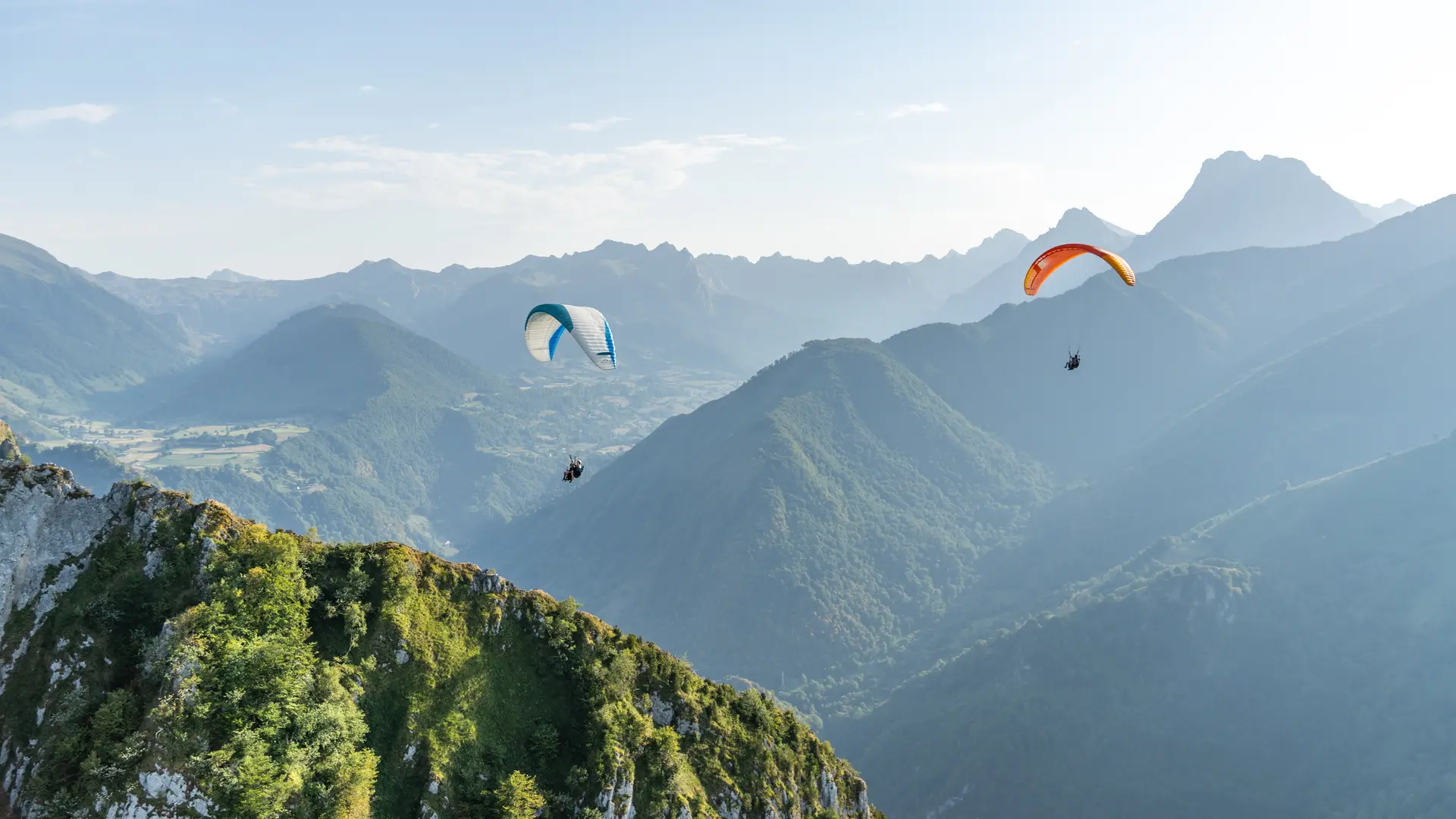 Parapente à Accous en vallée d'Aspe