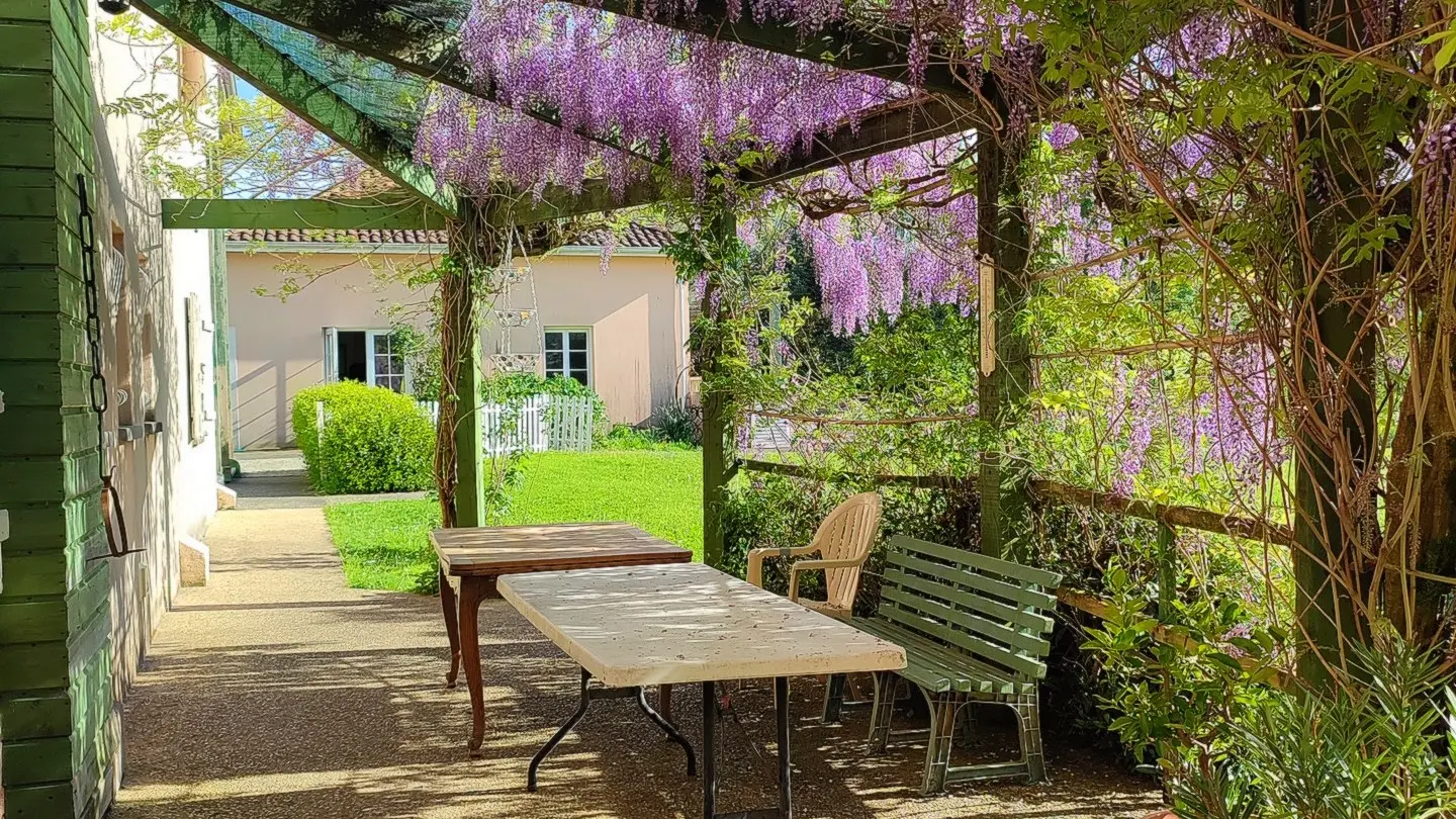 De couleur et d'eau fraîche - Maison - glycine