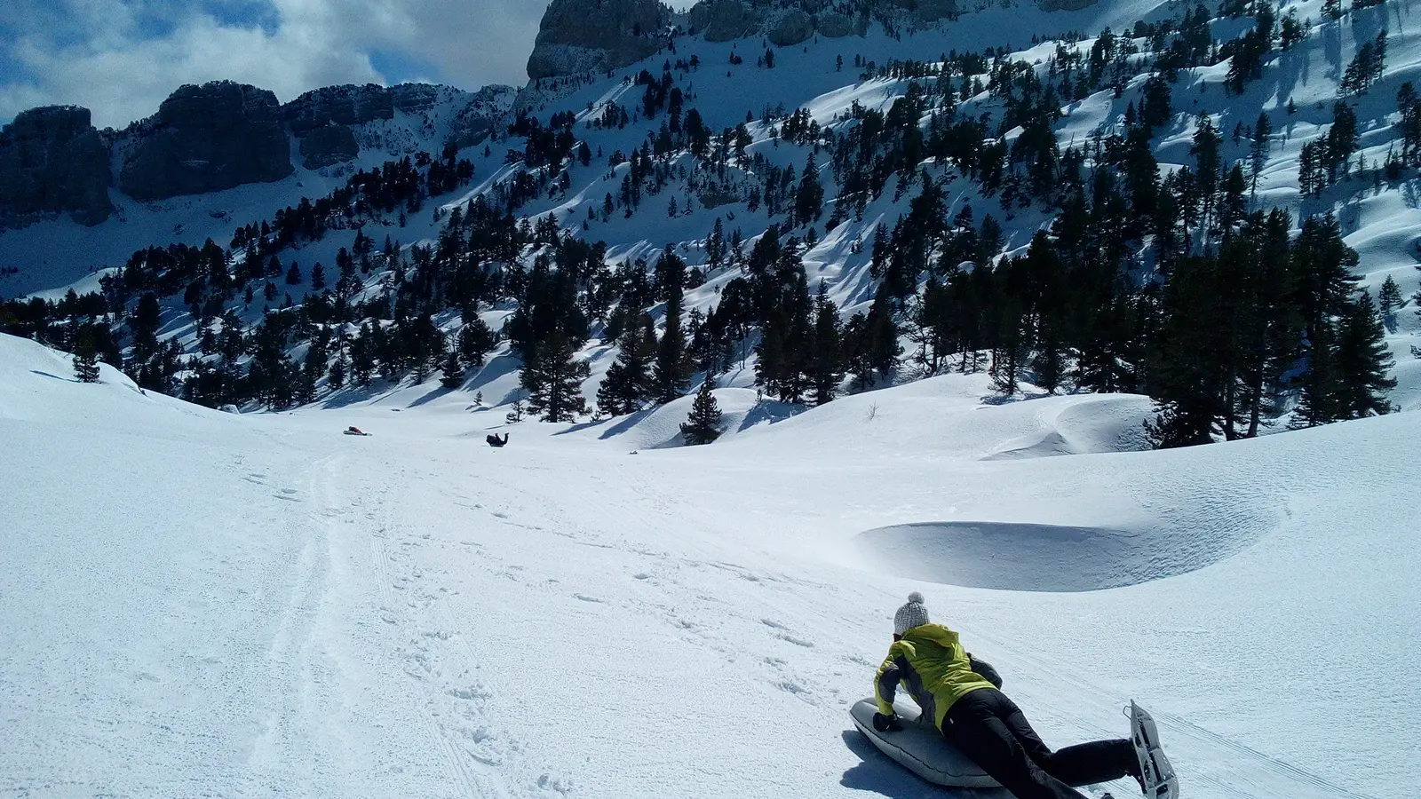 Descente en airboard