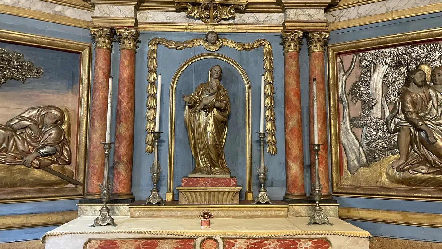 Détail intérieur église Sarrance - OTHB